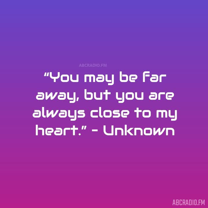Far Away Lover. Close to my heart.