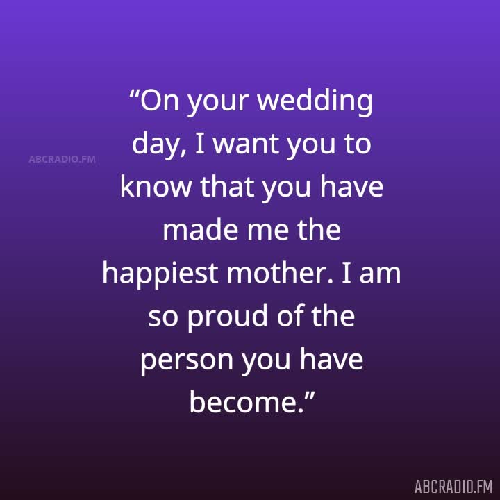 Quotes the Mother of Groom