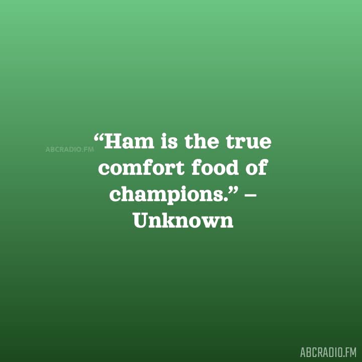 QUOTES ABOUT HAM –