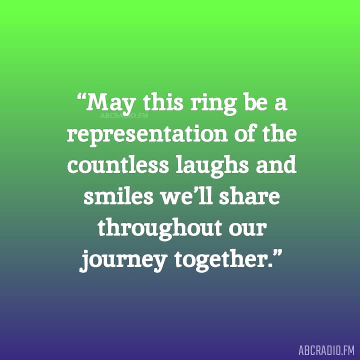 I Thee Wed: Ring Exchange Wording to Make It Official - Joy