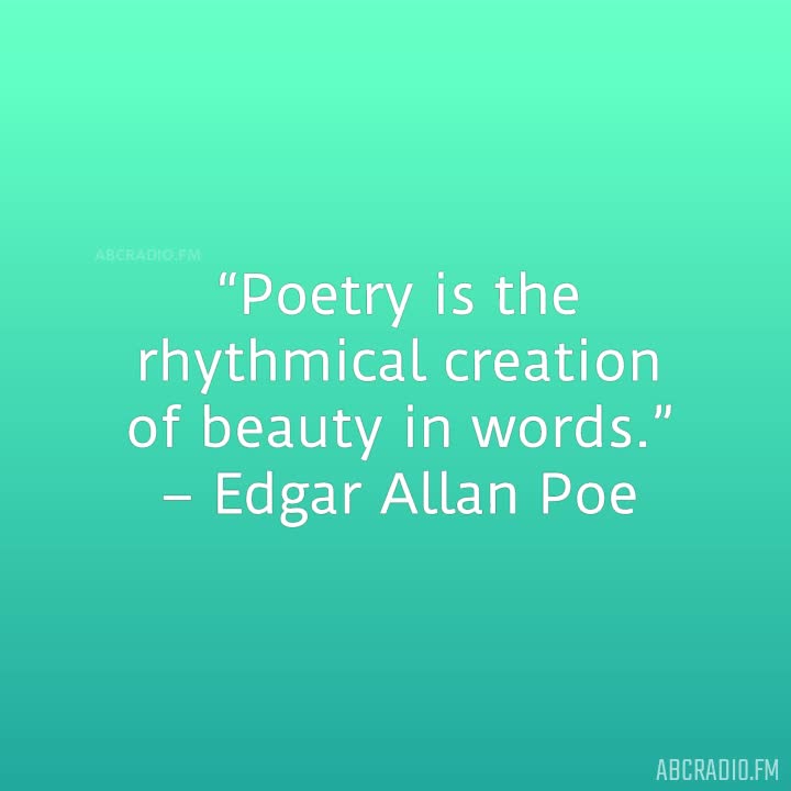 famous poetry quotes about poetry