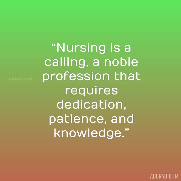 Nursing as a nobel perfession
